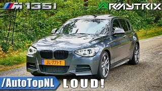 BMW M135i EXHAUST SOUND  ARMYTRIX vs STOCK  TUNNEL REVS amp ONBOARD by AutoTopNL [upl. by Rhys]