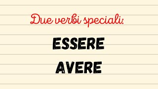 Verbo essere e verbo avere Italiano grammatica classe 2° [upl. by Ericka355]