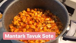 MANTARLI TAVUK SOTE NASIL YAPILIR [upl. by Naida]