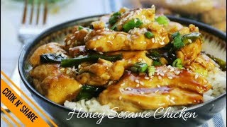 Honey Sesame Chicken  Dinner in 30 Minutes [upl. by Bortz]