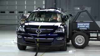 2008 Mazda CX9 side IIHS crash test [upl. by Oelc]