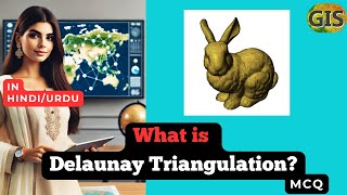 What is a Delaunay Triangulation  What is a Delone Triangulation in HINDIURDU [upl. by Ynatsyd]