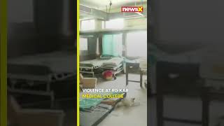 watch  Mob Vandalizes RG Kar Medical College in Kolkata newsx rgkarhospital [upl. by Davidson]