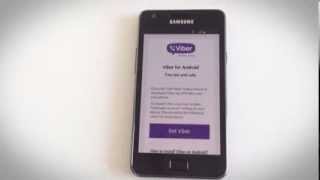 Installing Viber on Android [upl. by Nerwal]