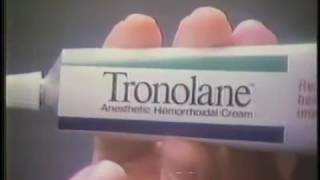 Tronolane ointment ad  1982 v2 [upl. by Ahsienal]