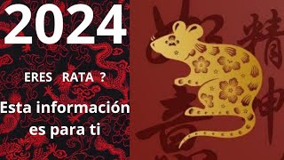 2024 PREDICCIONES PARA EL SIGNO DE LA RATA [upl. by Groscr502]