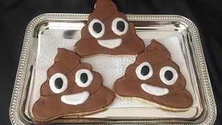 How to Decorate Poop Emoji Cookies [upl. by Reta622]