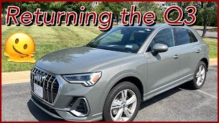 Audi Q3 Return Recap  2022 Audi Q3 Premium Plus Lease Return Review [upl. by Akcemat135]