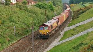 66075 4m35 Mossend Euroterminal  Seaforth C T 15th May 2024 [upl. by Phip]