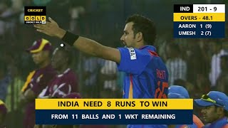 INDIA NEED 11 RUNS AND 1 WICKET LEFT  THRILLER [upl. by Olegnaed757]