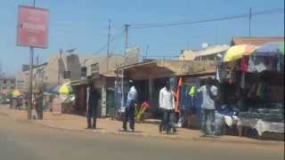 Serekunda Market Surroundings  Gambia [upl. by Ayatnahs]