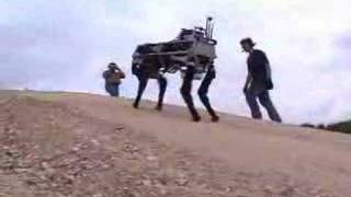 New Big Dog Robot Video [upl. by Aleahcim980]