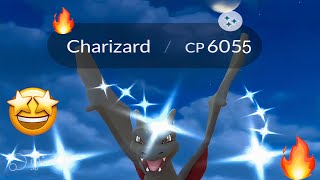 OMG😱 Fully Evolved Wild✨Shiny Charizard in pokemongo [upl. by Jarid]