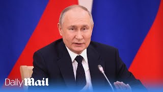 LIVE Russias Putin holds traditional lengthy press conference [upl. by Raf]