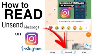 How To See Unsend Messages On Instagram  Instagram Hacks Muz21Tech [upl. by Akimas]