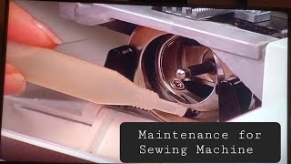 Proper Maintenance for Singer Prelude 8280 sewing machine [upl. by Anoirtac]