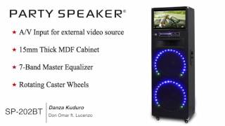 Dolphin SP202BT Speaker with 19quot HD Display and IOSAndroid Mirroring [upl. by Lauro]