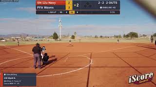 Southern Nevada 12u Navy vs PFA Waves 20240217 [upl. by Humpage26]