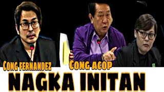 CONG ACOP at CONG FERNANDEZ nagka SAGUTAN sa loob ng SENADO [upl. by Jilleen]