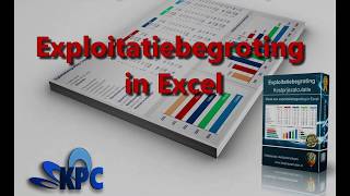 Exploitatiebegroting in Excel [upl. by Nannerb]