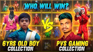 🤣6 Year Old Boy vs PVS GAMING😭 Collection Battle With Tamilnadu Funny Small Kid 🤣 Tricks Tamil [upl. by Nnazil]