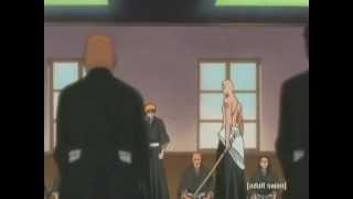 Ikkaku and Ichigo about to fight Kenpachi interrupts Dubbed in English [upl. by Felike]