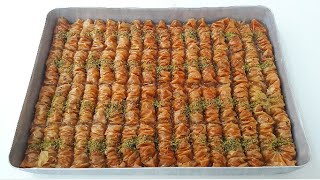 Hazır Yufkadan Çıtır Çıtır Burma Baklava5Dakikada YapabilirisinizBaklava TarifleriGurbetinmutfagi [upl. by Neenwahs]