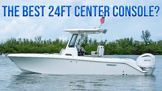 Is this the BEST 24ft Center Console  Fort Lauderdale Boat Show 2022 Ep 1 [upl. by Aineval]