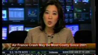 Air France Crash May Be Most Costly Since 2001  Bloomberg [upl. by Wallache]