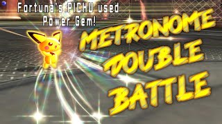 Pokemon Metronome Double Battle  Pikachu Line vs Magnemite Line [upl. by Freemon464]