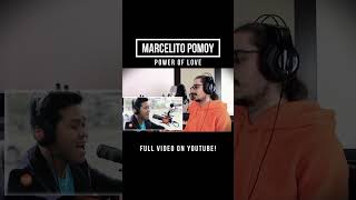 MARCELITO POMOY quotThe Power of Lovequot Part 1  REACTION amp ANALYSIS by Vocal Coach [upl. by Nrobyalc156]