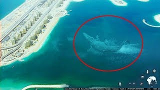 7 Misteriosas Criaturas De La Profundidad De Los Mares Captadas En Google Earth [upl. by Nahum]