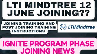 Lti mindtree OnboardingNew joining date announced important news [upl. by Atla]