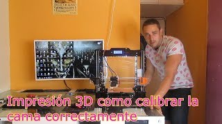 Como calibrar la cama de forma correcta impresion 3D [upl. by Eelyme]