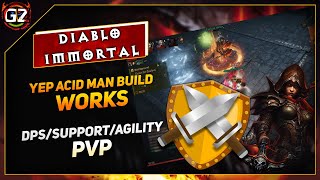 Demon Hunter ACID MAN Builds Work In PVP  Diablo Immortal [upl. by Kreit810]