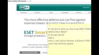 Get ESET NOD32 For Free No Torrents No Keygen or cracks 100 Safe [upl. by Nadean]