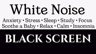 White Noise  Black Screen  10 Hours [upl. by Adnahsed]