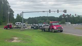 Accident on Hwy 39 and 33rd Street [upl. by Thorfinn]