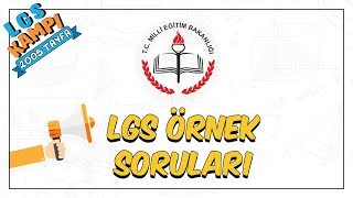 MEB  LGS Örnek Soruları [upl. by Cattan]