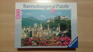 Ravensburger puzzle 1000  Blick vom MÖnchsberg Salzburg  Time lapse [upl. by Close723]