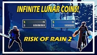 Risk of rain 2  Best way to farm lunar coins [upl. by Ronym590]