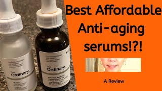 The Ordinary Buffet Review and The Ordinary Ascorbic Acid 8  Alpha Arbutin 2 Review [upl. by Tallbot]