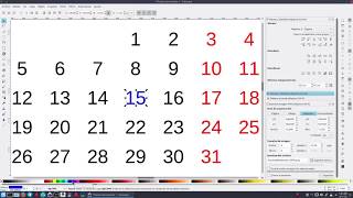 Crea tu propio calendario personalizado con Inkscape [upl. by Ailehc144]