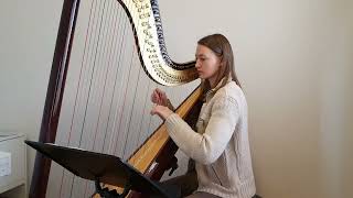 Gavotte from Petite Suite Classique Marcel Grandjany  Harp AMEB Grade 5 [upl. by Tarkany777]