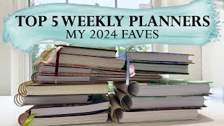 TOP 5 WEEKLY PLANNERS  2024 [upl. by Wavell]