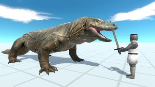 NEW UPDATE KOMODO DRAGON vs EVERY UNIT  Animal Revolt Battle Simulator [upl. by French]