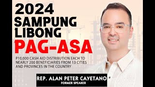 Sampung Libong Ayuda Aprobado na  Cayetano thankful for renewed 10k Ayuda push in Congress 2024 [upl. by Romaine]