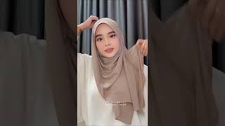 Dinner Glam Style Shawl Tutorial – QotrunNada shawl shawltutorial [upl. by Sanbo]