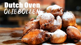 Dutch Oven OLIEBOLLEN van de BBQ  Kolenboertje [upl. by Leahcar]