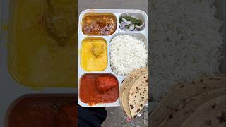 Ultimate Veg Thali 😱  Delhi Street Food ❤️ shorts foodvideo unlimited [upl. by Niar965]